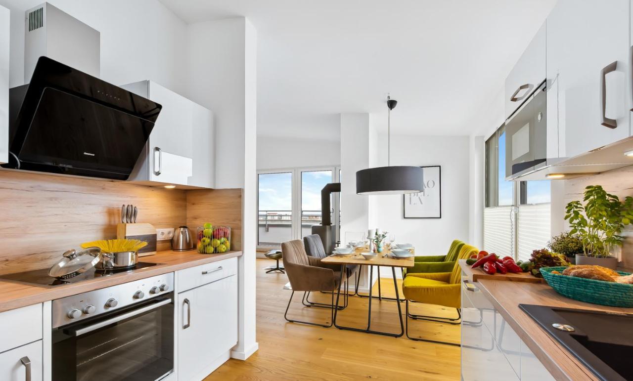 אולפניץ Penthouse Hygge Meerblick Am Strand מראה חיצוני תמונה