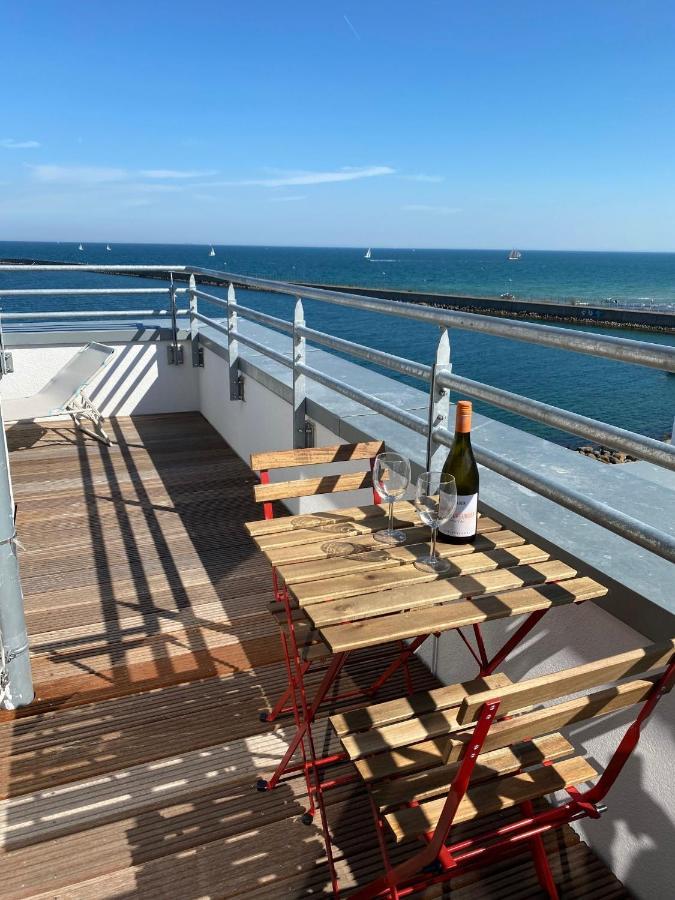 אולפניץ Penthouse Hygge Meerblick Am Strand מראה חיצוני תמונה