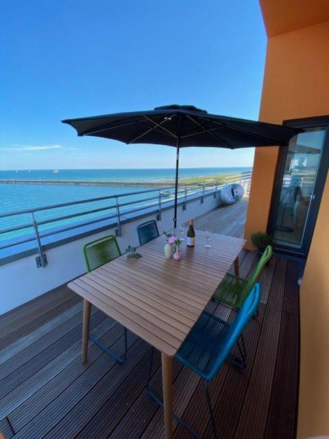 אולפניץ Penthouse Hygge Meerblick Am Strand מראה חיצוני תמונה